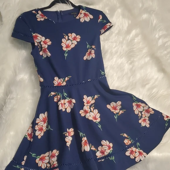 🌺🌺 City Studio Dress, floral and fun, Sz 7 Juniors - Picture 3 of 14